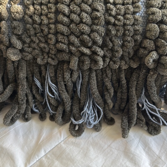 Urban Outfitters Woven Decorative Pillow - Dark Gray - Picture 7 of 8